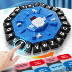 24-Letter Alphabet Game Fast-Paced Word Puzzle Board
