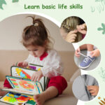 Educational Travel Toy Felt Busy Book - Image 6