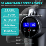 Deep Tissue Vibration Body Muscle Massage Gun - Image 3