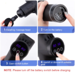 Deep Tissue Vibration Body Muscle Massage Gun - Image 2